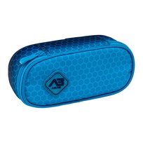 ASTRA, Piórnik Owalny Abag Hexagon Blue Ombre Astra