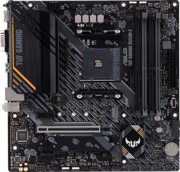 Asus TUF GAMING B550M-E Processor family AMD, Processor socket AM4, DDR4 DIMM, Memory slots 4, Supported hard disk drive interfa - ASUS