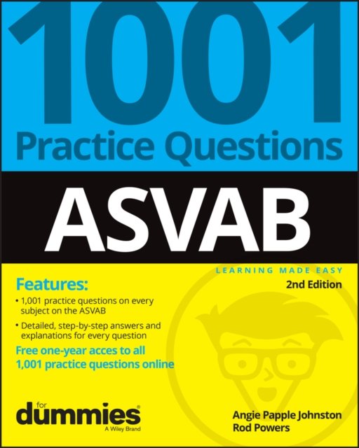 ASVAB 1001 Practice Questions For Dummies (+ Online Practice) Angie
