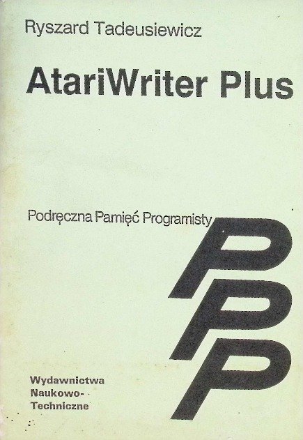 AtariWriter Plus - Tadeusiewicz Ryszard | Książka w Empik