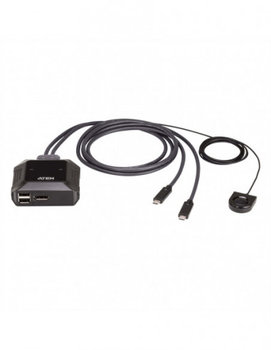 ATEN US3312 2-Poorts USB-C 4K DisplayPort KVM Switch - Aten