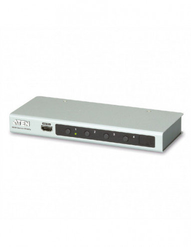 Zdjęcia - Odtwarzacz multimedialny ATEN VS481B HDMI Switch 4 porty met Ultra HD 4K 