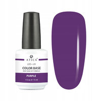 Atica 89396 Baza Kolorowa Purple (soak off) 15ml Atica