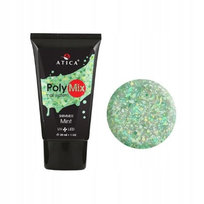 Atica PolyMix Mint Shimmer, 30 ml Polygel akrylożel budujący
