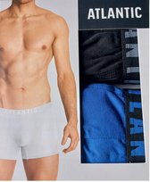 Atlantic Trunks Bokserki męskie rozmiar XXL 2-pak czarne/niebieskie Atlantic