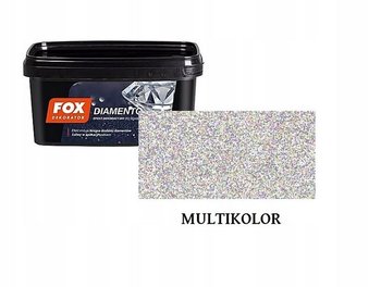 ATLAS FOX FARBA DEKORACYJNA 1L DIAMENTO MULTICOLOR - Fox