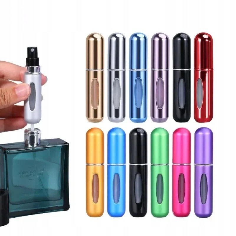 Atomizer podróżny na perfumy 5ml kolory pojemnik do perfum podręczny ...