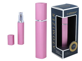 Atomizer - pojemnik karbowany na perfumy-płyn antybakteryjny - różowy/Hanipol - HANIPOL