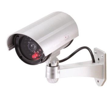 Atrapa zewnętrznej kamery monitorującej Fałszywa kamera LED z migającą profesjonalną konstrukcją na podczerwień na podczerwień - Inny producent