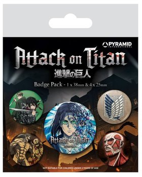 Attack On Titan S4 - Przypinki - Atak Tytanów