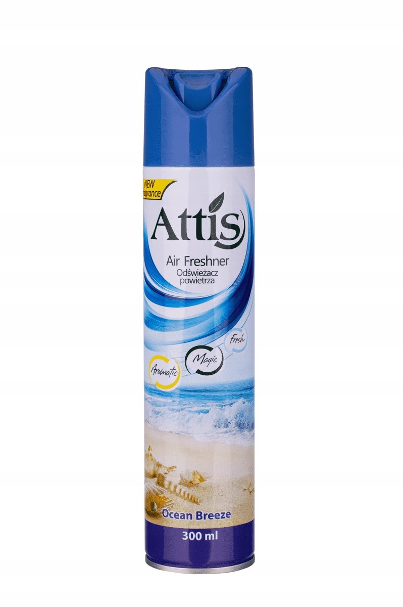 Attis Odświeżacz Powietrza W Sprayu Ocean Breeze 300 Ml - Gold Drop ...