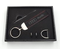 AUDI BRELOK samochodowy AUDI BRELOCZEK do kluczy  + pudełko na prezent ATA