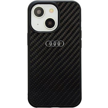 Audi Carbon Fiber etui obudowa do iPhone 14 6.1" czarny/black hardcase AU-TPUPCIP14-R8/D2-BK - Audi