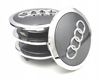 Audi Dekielki Na Felgi Zaślepki Felg Kapsle Kołpaczki Audi 69Mm 4Szt. ATA