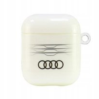 Audi IML Geometric Pattern AirPods 1/2,cover biały/white AU-IMLAP-A6