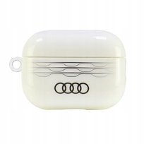 Audi IML Geometric Pattern AirPods Pro 2 cover biały/white AU-IMLAPP2-A6/D3
