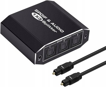 Audio Splitter 1X3 Spdif Toslink Rozdziel Optyczny - PAWONIK