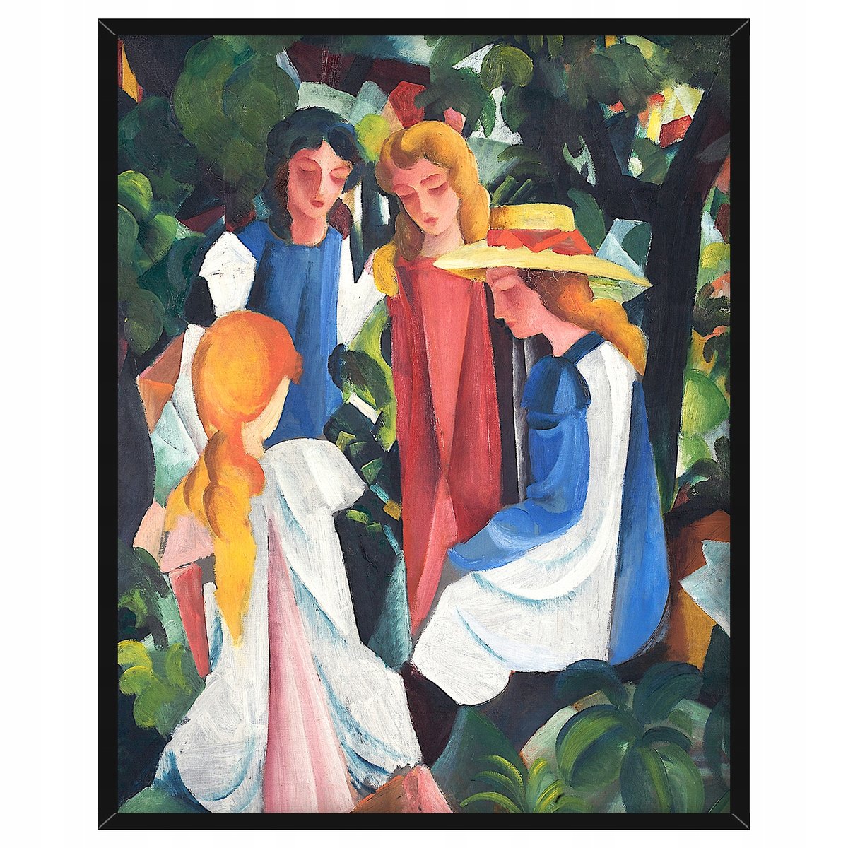 august-macke-cztery-dziewczyny-obraz-50x40-antykwariat-czu-a-jest