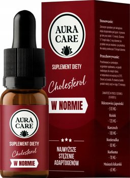 Aura Care, Adaptogeny Cholesterol W Normie, Karczoch, Kurkuma, 10 Ml - Aura Care