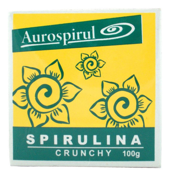 Фото - Вітаміни й мінерали Aurospirul, suplement diety Spirulina Crunchy, 100 g