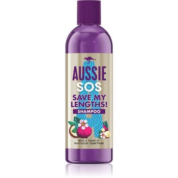 Aussie SOS Save My Lengths! szampon regenerujący do włosów słabych i zniszczonych dla kobiet 290 ml - Aussie
