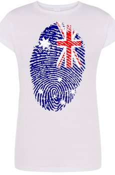 Australia Damski T-Shirt Odcisk Flaga Rozm.M - Inna marka