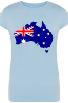 Australia Flaga Damski T-shirt Modny Nadruk R.XL