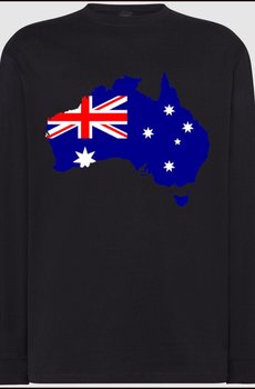 Australia Flaga Męski Longsleeve Modny Rozm.4XL - Inna marka