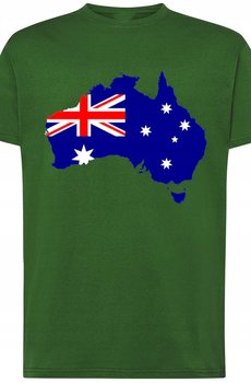 Australia Flaga Męski Modny T-shirt Nadruk R.3XL - Inna marka