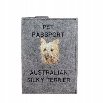 Australian Silky Terrier Haft pokrowiec paszport - Inna marka