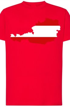Austria Męski T-Shirt Modny Nadruk Prezent R.3XL - Inna marka