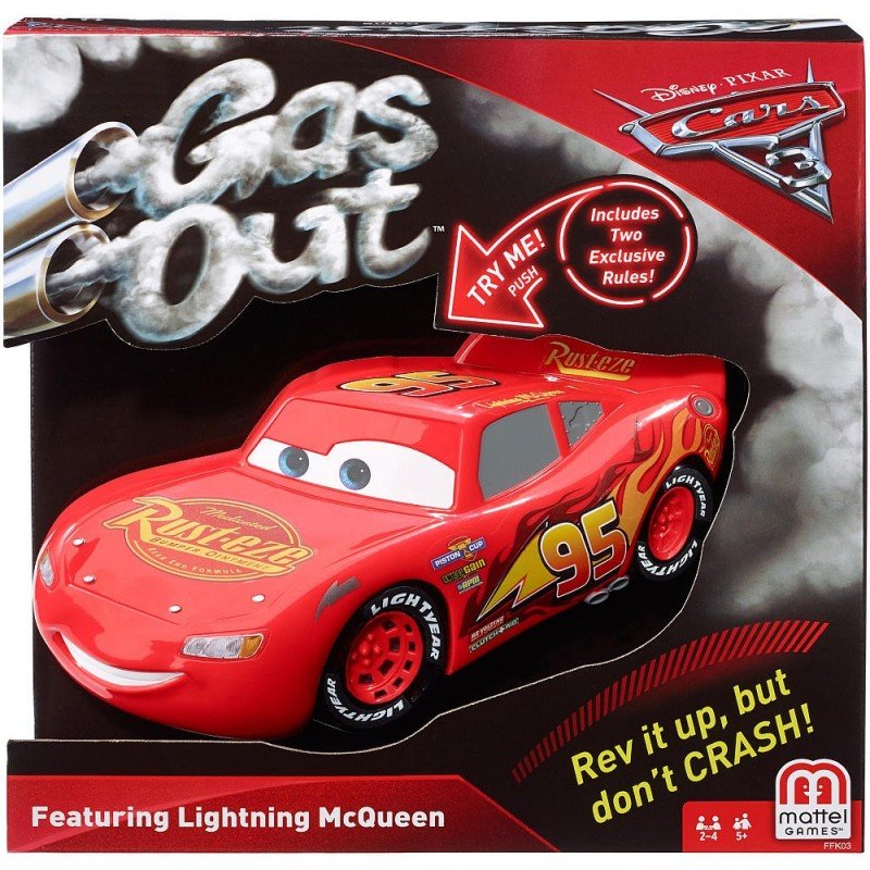 Auta Gas Out Cars 3, gra, Mattel