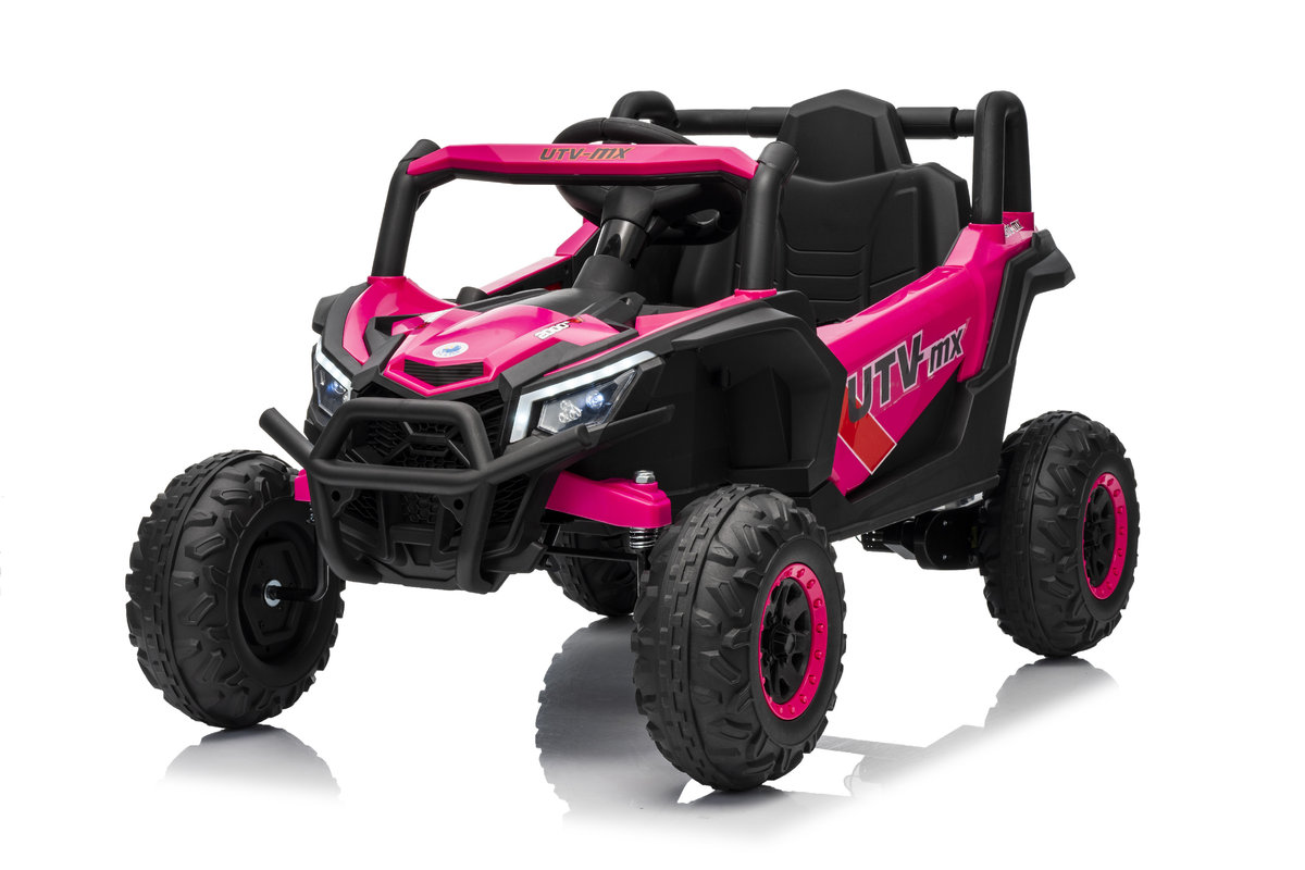 Autko elektryczne Buggy Madman różowe | UTV-MX 4x4 | Koła EVA | 12V ...