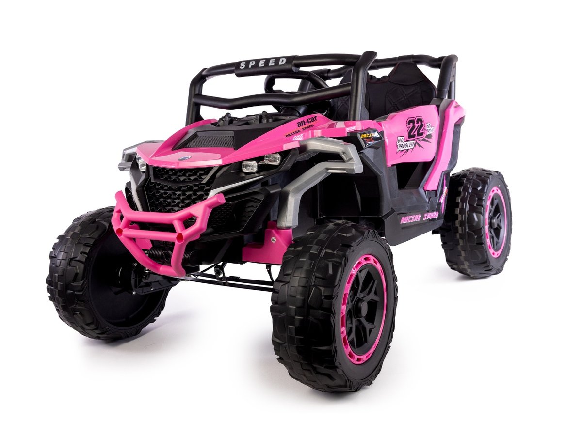 Autko na akumulator Buggy Racing Speed 22 różowe | 4x4 | 12V10Ah | 180W ...