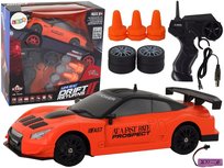 Autko Sportowe Zdalnie Sterowane R/C 1:24 Pomarańczowe Wymienne Koła Lean Toys