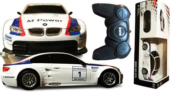 Autko Zdalnie Sterowane Rastar BMW M3 GT2 Samochód Auto Na Pilot 2,4GHz RC 1:24 BIAŁE - Rastar