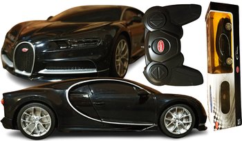 Autko Zdalnie Sterowane Rastar BUGATTI CHIRON Samochód Auto Na Pilot 2,4GHz RC 1:24 czarne - Rastar