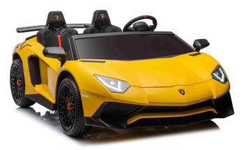 Auto-Kids.pl Ogromy 2 os. Lamborghini Aventador SV  -24V 2x 200W-ŻÓŁTY - Auto-Kids