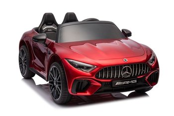 Auto Na Akumulator Mercedes Amg Sl63 Czerwony Lakierowany - Import Lean Toys