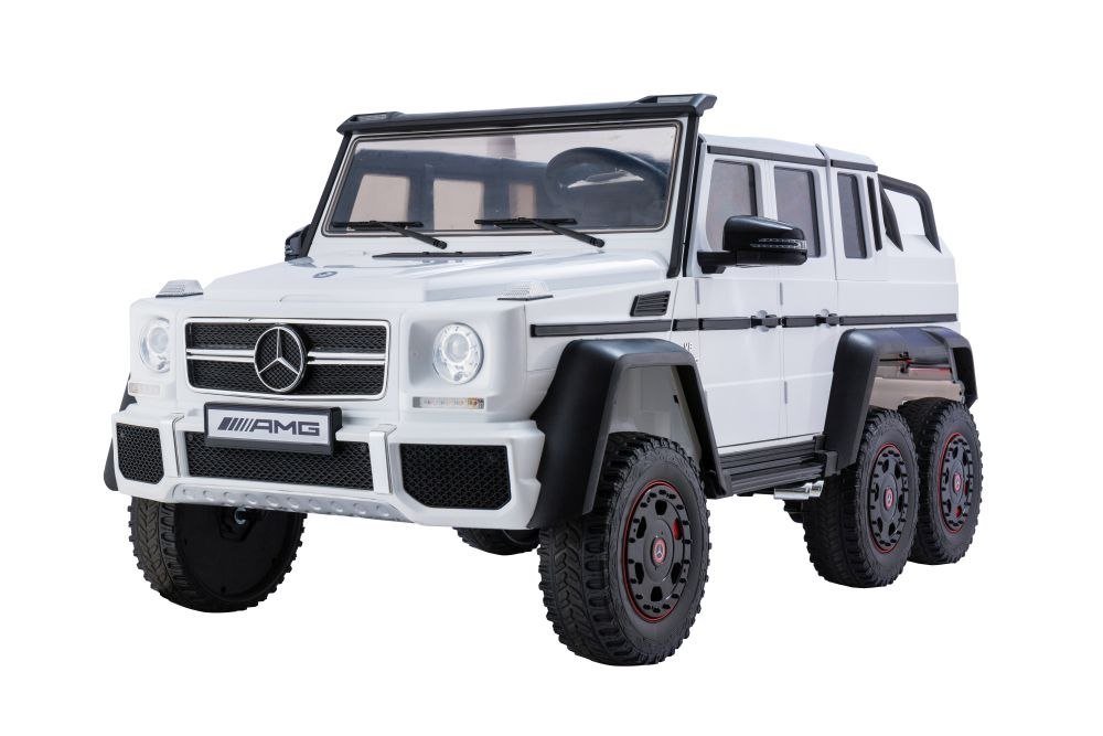 Zdjęcia - Zabawki interaktywne Mercedes-Benz Auto Na Akumulator Mercedes G63 6x6 Biały 