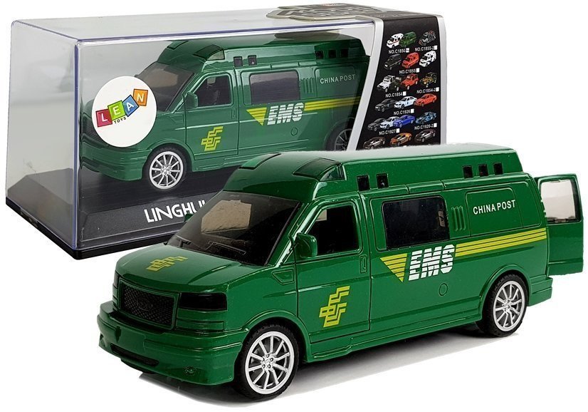 Фото - Машинка LEAN Toys Auto Pojazd EMS Zielony z Napędem Dźwięk i Światła 