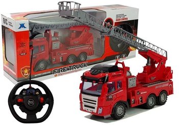 Auto Straż Pożarna Wóz Strażacki Na Radio R/c - Lean Toys