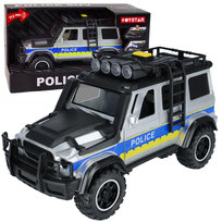 Auto Terenowe Policja 1:14 Radiowóz z Napędem Frykcyjnym Świeci + Dźwięki 666-17Q