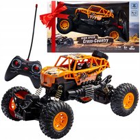 Auto zdalnie sterowane samochód na pilota pomarańczowe monster na prezent