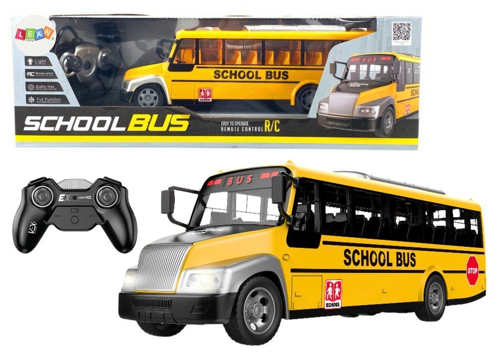 Autobus Szkolny Zdalnie Sterowany RC Światła Żółty - Inna marka | Sklep ...