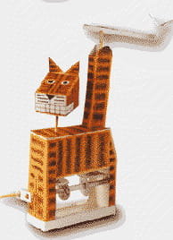 Zdjęcia - Model do sklejania (modelarstwo) Automata Mechaniczny Kot - Mechaniczny Teatrzyk
