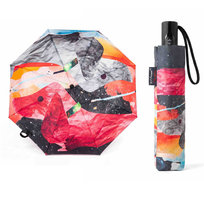 Automatyczna polska parasolka PARASOL przeciwdeszczowa i przeciwsłoneczna SPF50 certyfikat F.P.Parasol