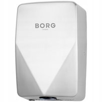 Automatyczna Suszarka do rąk Stalowa Wandaloodporna Srebrna BORG Marin 700W
