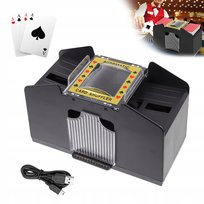 AUTOMATYCZNA TASOWARKA DO KART 4 TALIE USB LUB BATERIE DO POKERA BRYDŻA