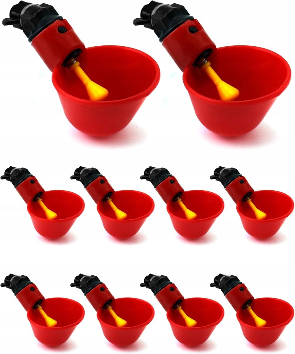 Inny producent Inny Producent Automatyczne Poidło Do Drobiu X10 Poidła Dla Kurczaków Do Picia Wody 25Mm